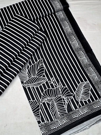 Printed Cotton Three Piece.