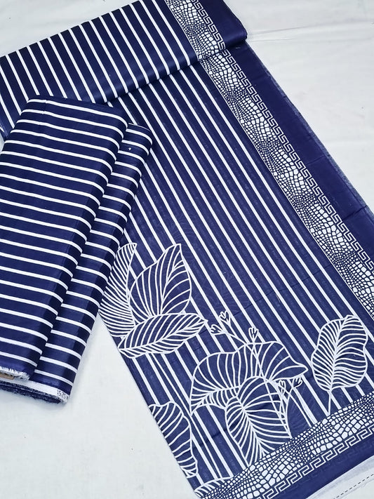 Printed Cotton Three Piece.