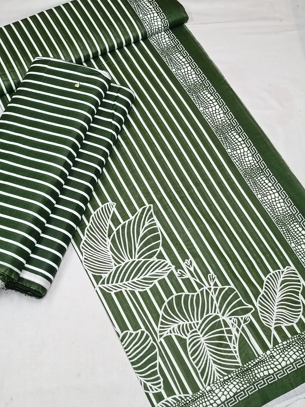 Printed Cotton Three Piece.