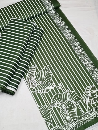 Printed Cotton Three Piece.